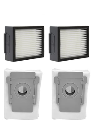 iRobot Roomba i8 i8 + Uyumlu 2 Adet Hepa Filtre 2 Adet Toz Torbası
