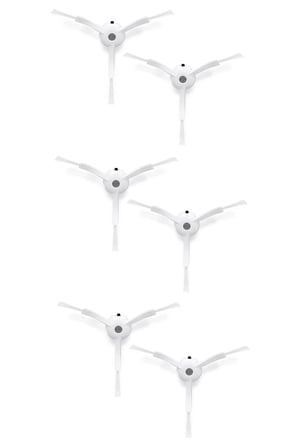Roborock QRevo Pro Uyumlu 6 Adet Beyaz Yan Fırça