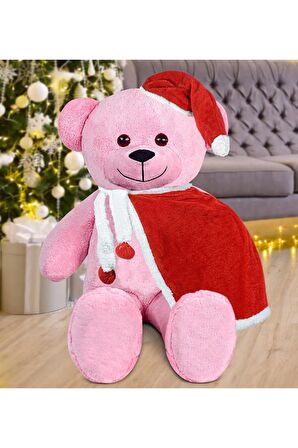 100 Cm Pelerinli Noel Baba Ayıcık Yeni Yıl , Yılbaşı Hediyesi