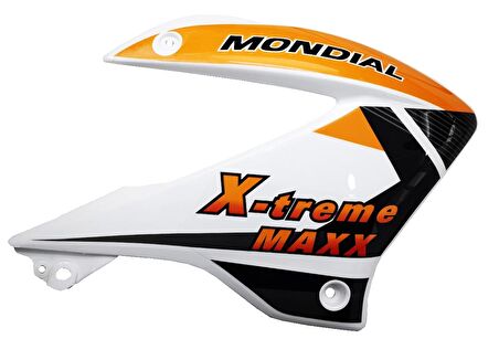 Mondial X-Treme Max 200 Benzin Deposu Sağ Grenaj Beyaz