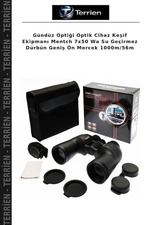 Gündüz Optiği Optik Cihaz Keşif Ekipmanı Mentch 7x50 Wa Su Geçirmez Dürbün Geniş Ön Mercek 1000m/56m