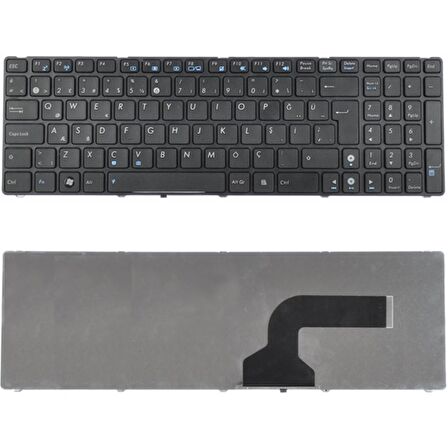 Asus K52JC-EX199R, K52JC-EX201D, K52JC-EX203V, K52JC-EX213 Uyumlu Klavye Tuş Takımı Tuş Seti Siyah Türkçe