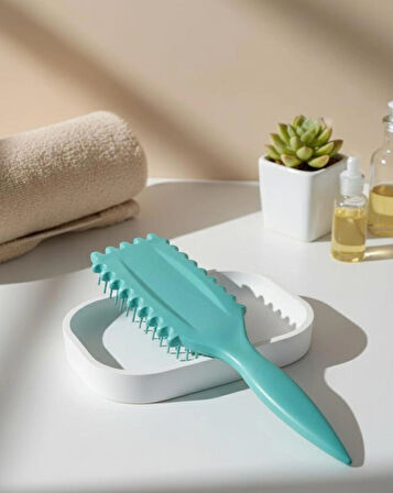 Hacim Veren, Bukle Belirginleştirici, Şekillendirici Saç Fırçası, Belirgin Bukleler