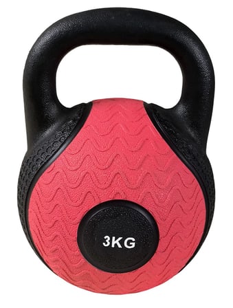 Özel Üretim Egzersiz Kondisyon Beden KETTLE-300-3 kg Kauçuk Kettle Dambıl 3 kg