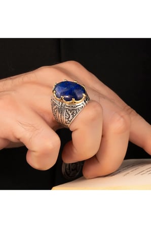 Lapis Taşlı 925 Ayar Gümüş Yüzük