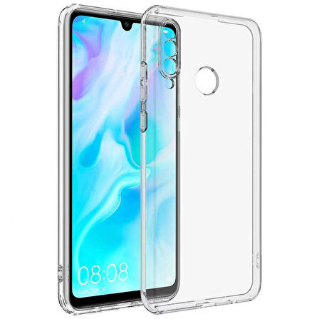 Huawei Y9 Prime 2019 Kılıf Şeffaf İnce Esnek Silikon Kılıf Zipax-Süper