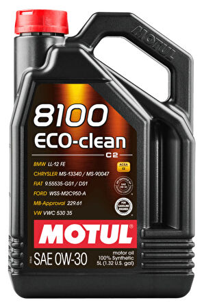 8100 Eco-clean 0w-30 5 Lt Motor Yağı