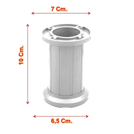 Jumbo Mobilya Ayağı 10 cm - Koltuk, Kanepe, Dolap ve Baza İçin, Ayarlanabilir, 200 Adet