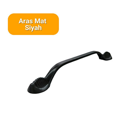 4 Adet Aras Mat Siyah Metal Mobilya Kulpu 160mm - 192mm