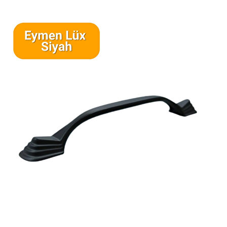 4 Adet Eymen Lüks Siyah Metal Mobilya Kulpu 160mm - 192mm