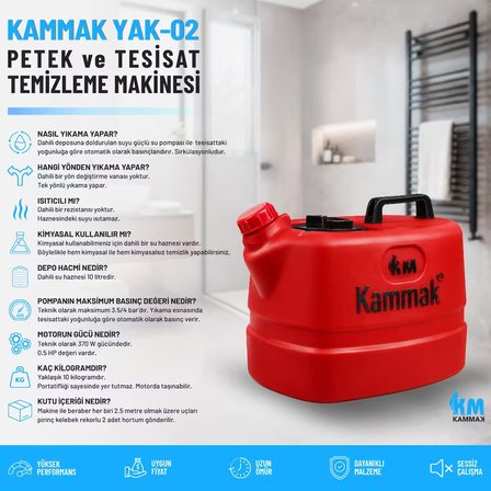 Kammak Yak-02 Petek Temizleme Makinesi