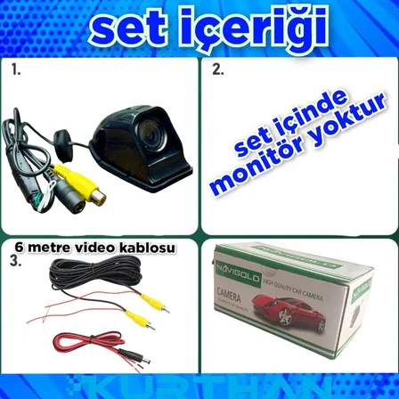 YAN ARAÇ KAMERASI PANELVAN SERVİS V.B ARAÇLARA UYUMLU  12 VOLT
