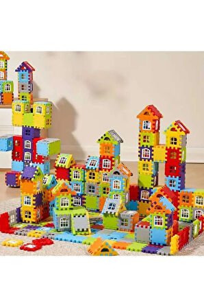 Puzzle City 3d Yapı Ve Tasarım Blokları 128 Parça