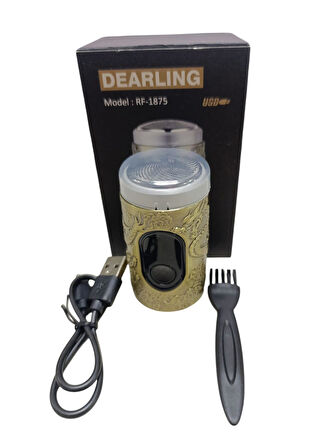 Dearling Mini Şarjlı Günlük Sakal ve Yanak Tıraş Makinesi RF1875 Dragon