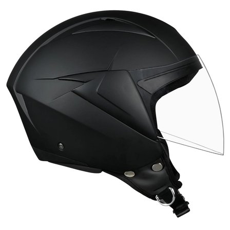 RMS YARIM SILVER KASK - MAT SİYAH