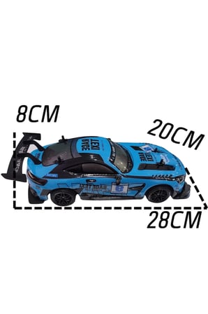2.4GHz 1:16 Ölçek Mercedes Bmw Dodge Challenger benzeri Işıklı,Şarjli Uzaktan Kumandalı Yarış Araba