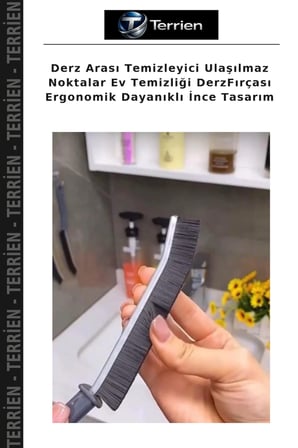 Derz Arası Temizleyici Ulaşılmaz Noktalar Ev Temizliği DerzFırçası Ergonomik Dayanıklı İnce Tasarım