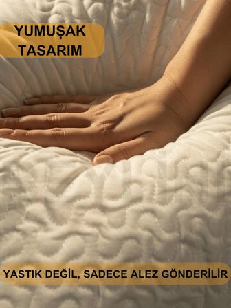 Beylini 2'li Yastık Alezi Sıvı Geçirmez Kapitone Fermuarlı Yıkanabilir Antialerjik Yastık Koruyucu Kılıf 50x70 CM