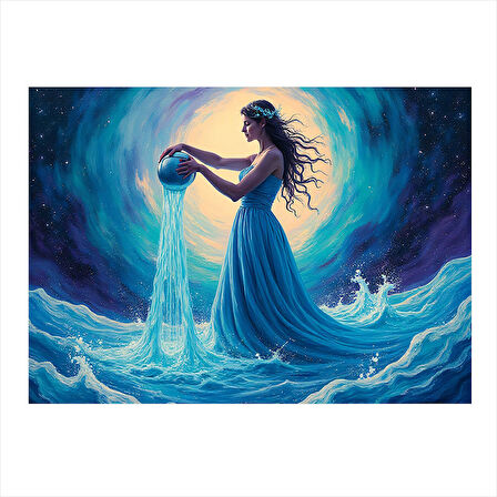 Kova Burcu Tasarım Mdf Tablo 50cmX 70cm