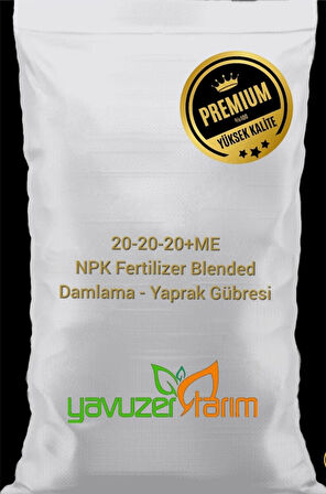 20 20 20 Te Npk Kompoze Yaprak ve Damlama Gübresi 1 Kilo