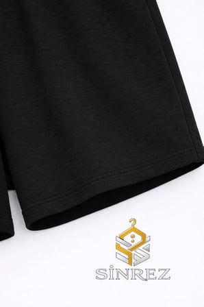 Çocuk Unisex ÇOKLU KELEBEK ŞÖLENİ Baskılı Bisiklet Yaka Tişört - Şort Takım