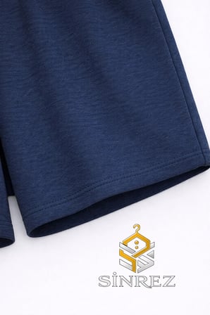 Çocuk Unisex KIZ KURDALE TAM YUZ Baskılı Bisiklet Yaka Tişört - Şort Takım