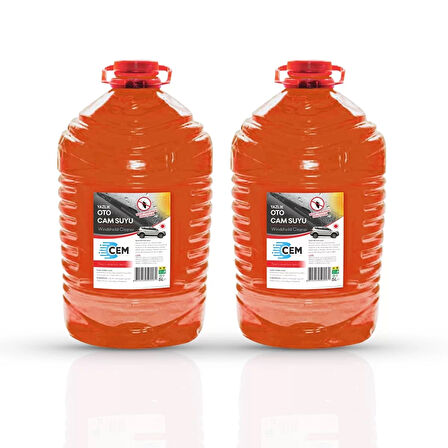 CEM CAR CARE Yazlık Cam Suyu 5 LT 2'Li Avantaj Paket