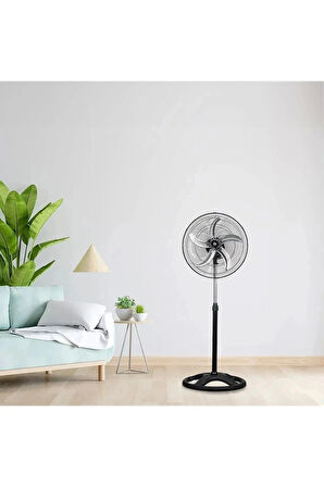 5 Metal Kanatlı Soğutucu Vantilatör Pervane 3 Kademe Hız Kontrol 18’’inch - 80w