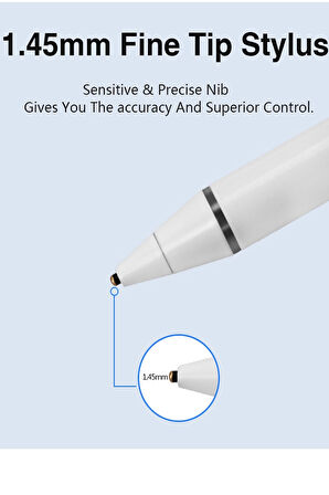 Sensitivity Stylus Dokunmatik Kalem Çizim Ve Tasarım Tablet Kalemi Tüm Cihazlara Uyumlu 1.45mm Uç