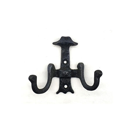 Antika Tarz Dekoratif Pirinç Gemici Askı - 85x94 Mm, Oksit