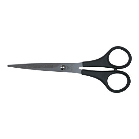 2215 M-528 Plastik Saplı Düz Makas No: 6 İnç / 15,24 Cm - Paslanmaz Çelik