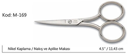 Europe Az Kalın Nakış Makası Süper Kalite No:4,5 11,43 Cm