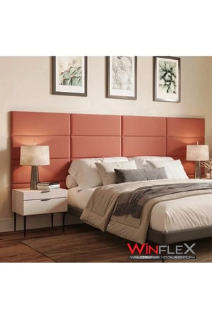 WİNFLEX  (25x50Cm) Dikdörtgen Kumaş Kaplı Akustik Panel-(1 ADET) SOMON