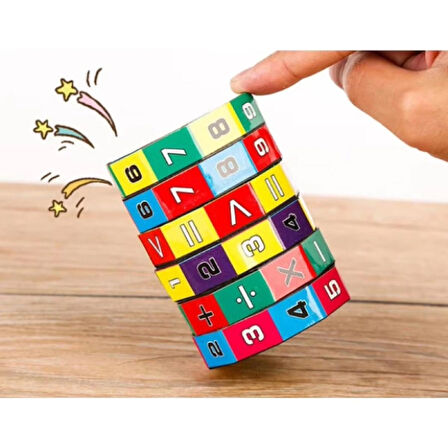Eğitici Matematik Sayılar Sihirli Küp Popit Oyuncak Dört Işlem Matematik