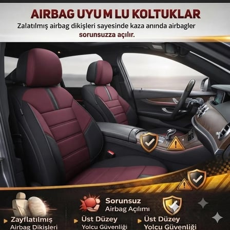 Yıldız Boro Serisi Volkswagen Beetle-İle Uyumlu Tam-Set-Oto-Koltuk-Kılıfı