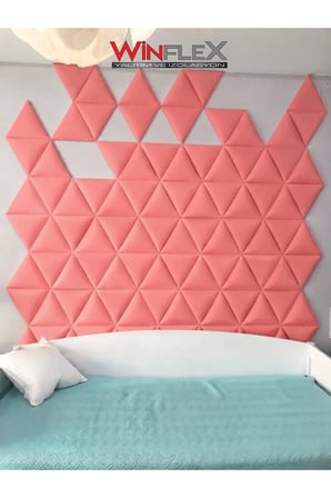 WİNFLEX Üçgen Kumaş Kaplı Akustik Panel (40x50 cm - 1 Adet) SOMON