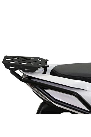 GP Kompozit Honda PCX 125 2011-2024 Uyumlu Çanta Demiri Siyah