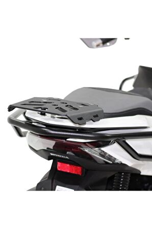 GP Kompozit Honda PCX 125 2011-2024 Uyumlu Çanta Demiri Siyah