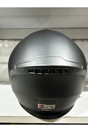 KASK SW-917 ÇENE AÇILIR GÜNEŞ GÖZLÜKLÜ MAT TİTANYUM