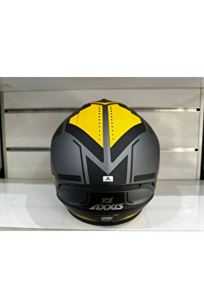 KASK AXXİS DRAKEN S SONAR C3 MAT TİTANYUM/YELLOW