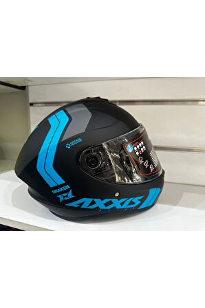 KASK AXXİS DRAKEN S B4 SLIDE MAT FLOUR BLUE/BLACK