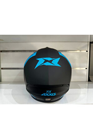 KASK AXXİS DRAKEN S B4 SLIDE MAT FLOUR BLUE/BLACK