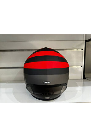 KASK AXXİS DRAKEN S PREMIER B5 MAT RED/BLACK/GREY