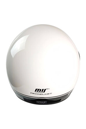 KASK MTS FX-101 PARLAK BEYAZ ÇENESİZ