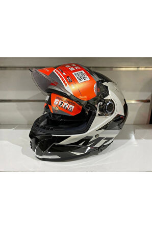 Kask Mt Thunder 4 Sv Exeo Parlak Inci Titanyum/siyah