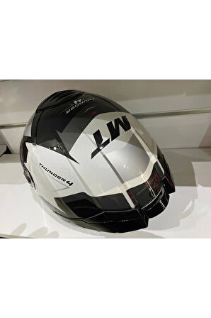 Kask Mt Thunder 4 Sv Exeo Parlak Inci Titanyum/siyah