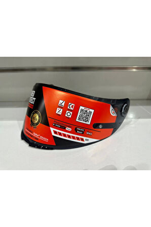 KASK CAMI MT V-14B REVENGE 2 S 22,06 YENİ NESİL (SMOKED) SİYAH