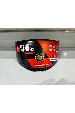 KASK CAMI MT V-14B REVENGE 2 S 22,06 YENİ NESİL (SMOKED) SİYAH