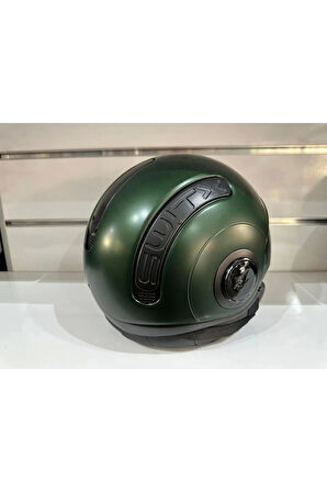 KASK NEXX SX.10 MAT YEŞİL ÇENESİZ GÜNEŞ GÖZLÜKLÜ