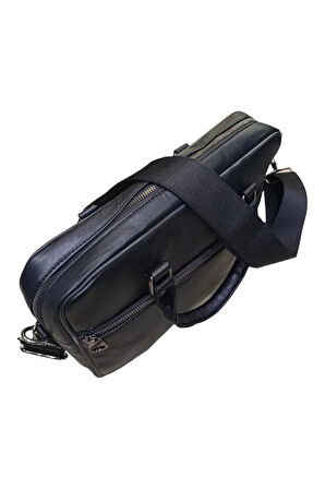 Hakiki Deri Erkek Laptop ve Evrak Çantası 13 inç